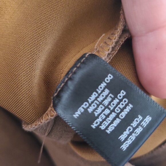 Women’s Anna‎ Grace Faux Suede Zip Front Skirt. Size Large. - Picture 5 of 5